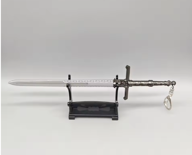 Jorgorals Greatsword Inspired Mini Greatsword Keychain