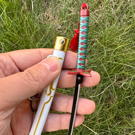 Shinobu Nichirin Inspired Mini Katana Keychain