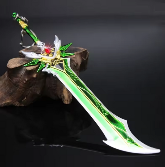Jade Claymore Inspired Mini Sword Keychain