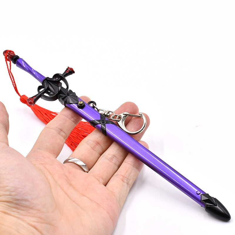 Jeanne d'Arc Inspired Mini Sword Keychain