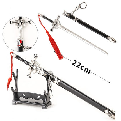 Jeanne d'Arc Inspired Mini Sword Keychain