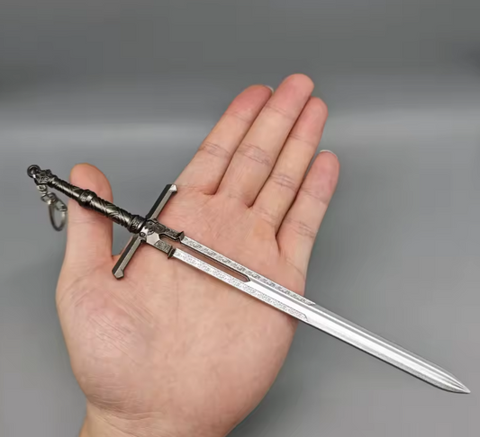 Jorgorals Greatsword Inspired Mini Greatsword Keychain