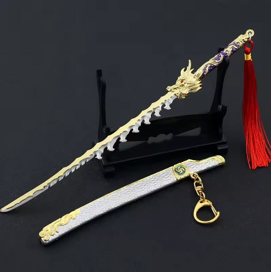 Naraka Inspired Mini Sword Keychain