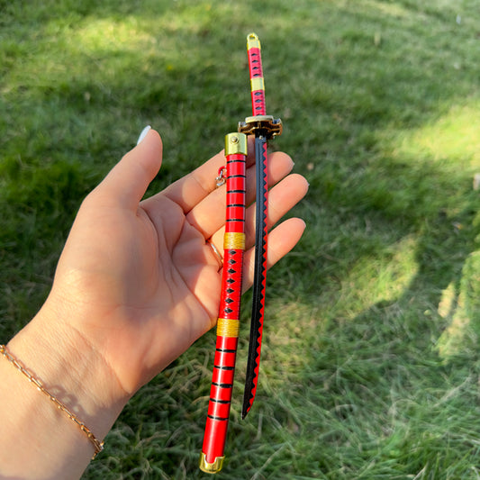 Sandai Kitetsu Inspired Mini Katana Keychain