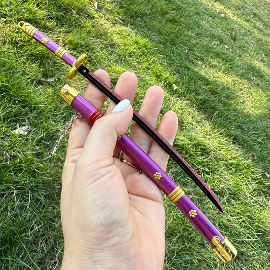 Enma Inspired Mini Katana Keychain
